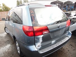 2004 TOYOTA SIENNA XLE SAGE 3.3L AT Z17957
